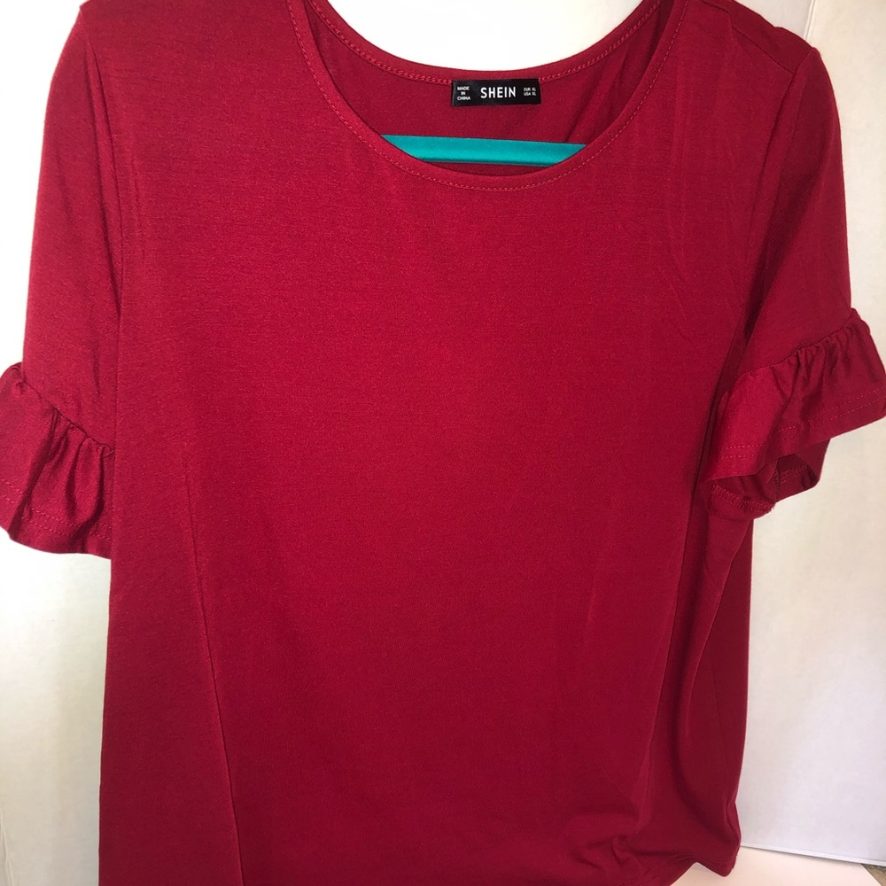 SHEIN red shirt XL